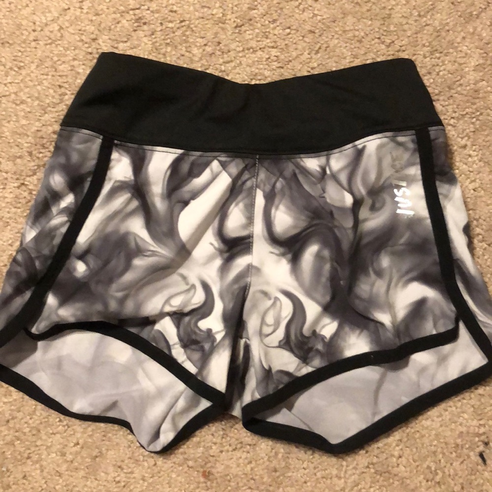 Justice marble athletic shorts
